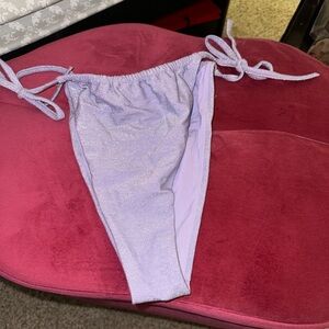 Purple bikini bottoms